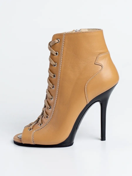 Туфли хилсы для танцев LIZARDI легкий загар