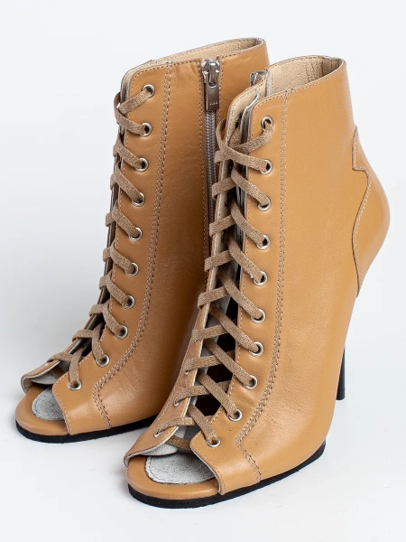 Туфли хилсы для танцев LIZARDI легкий загар