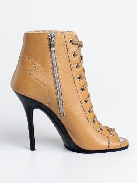 Туфли хилсы для танцев LIZARDI легкий загар